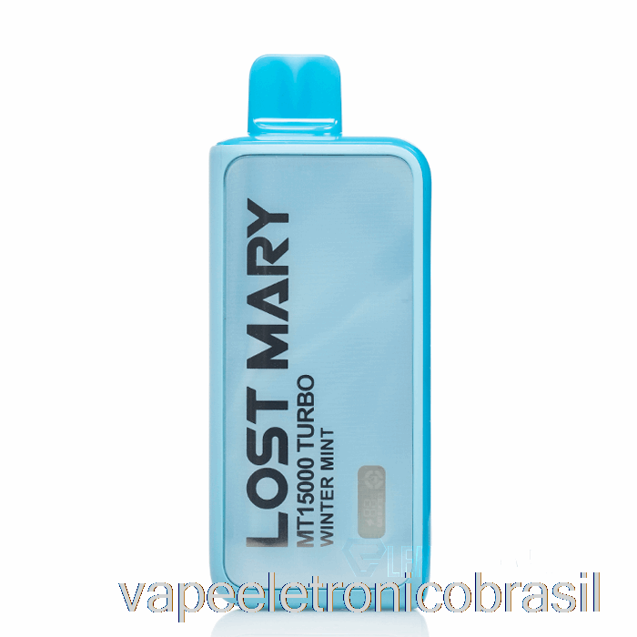 Vape Recarregável Perdido Mary Mt15000 Descartável Inverno Hortelã